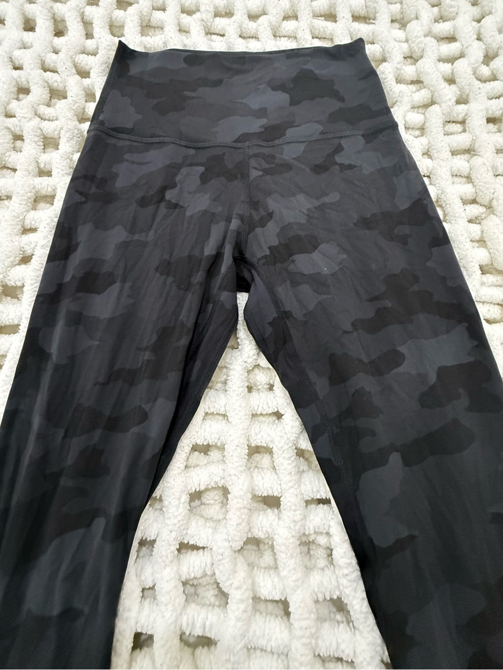 lululemon athletica Black/Camo High-Rise Leggings